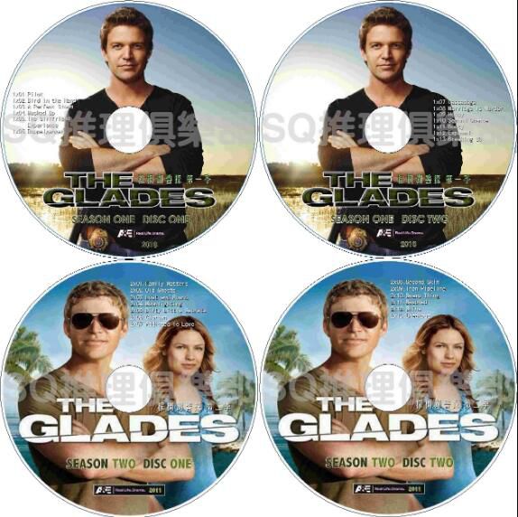 美劇DVD：血迷棕櫚/陽光下的棕櫚湖 / 沼澤鎮的罪惡/棕櫚湖警探 1-4季 8碟